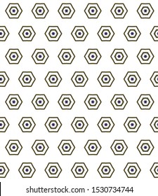 Geometric ornamental vector pattern. Seamless design texture.