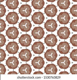 Geometric ornamental vector pattern. Seamless design texture.
