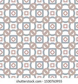 Geometric ornamental vector pattern. Seamless design texture.