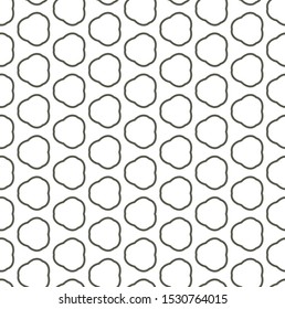 Geometric ornamental vector pattern. Seamless design texture.