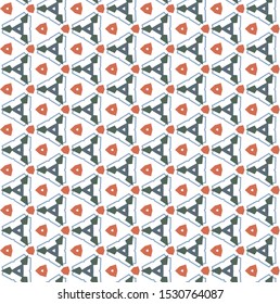 Geometric ornamental vector pattern. Seamless design texture.
