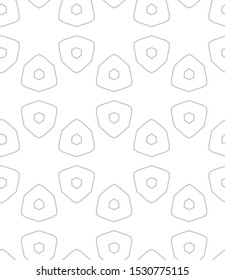 Geometric ornamental vector pattern. Seamless design texture.