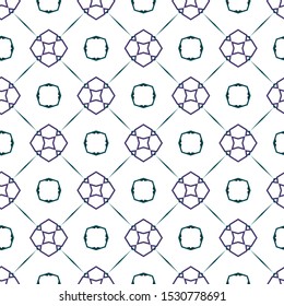 Geometric ornamental vector pattern. Seamless design texture.