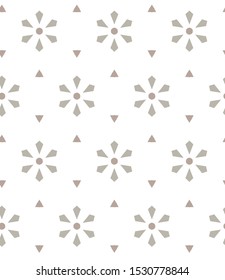 Geometric ornamental vector pattern. Seamless design texture.