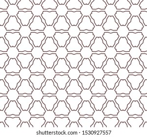 Geometric ornamental vector pattern. Seamless design texture.