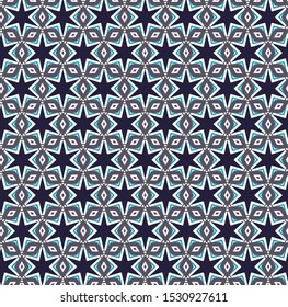 Geometric ornamental vector pattern. Seamless design texture.