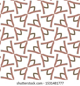 Geometric ornamental vector pattern. Seamless design texture.