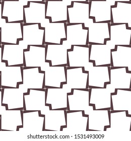 Geometric ornamental vector pattern. Seamless design texture.