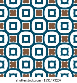 Geometric ornamental vector pattern. Seamless design texture.