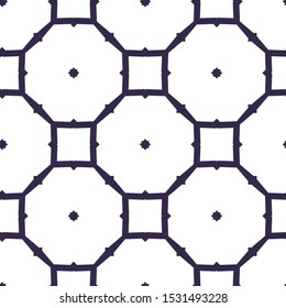 Geometric ornamental vector pattern. Seamless design texture.