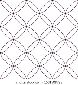 Geometric ornamental vector pattern. Seamless design texture.