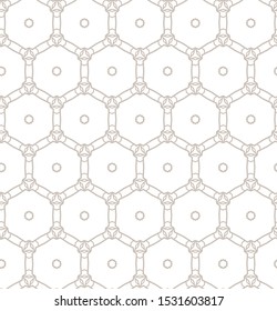 Geometric ornamental vector pattern. Seamless design texture.