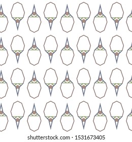 Geometric ornamental vector pattern. Seamless design texture.