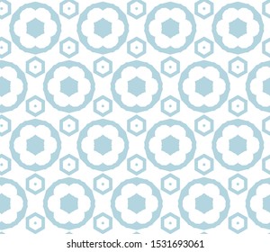 Geometric ornamental vector pattern. Seamless design texture.