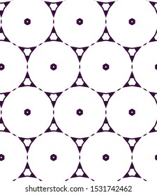 Geometric ornamental vector pattern. Seamless design texture.
