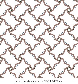 Geometric ornamental vector pattern. Seamless design texture.