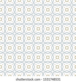 Geometric ornamental vector pattern. Seamless design texture.