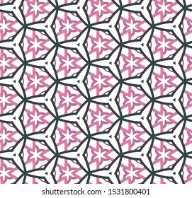 Geometric ornamental vector pattern. Seamless design texture.