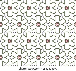 Geometric ornamental vector pattern. Seamless design texture.