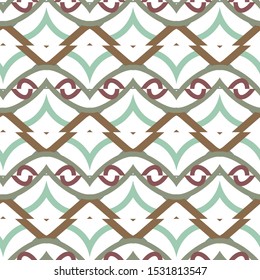 Geometric ornamental vector pattern. Seamless design texture.