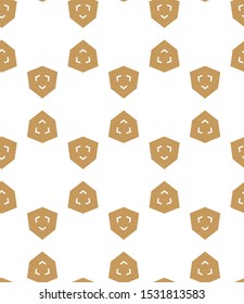 Geometric ornamental vector pattern. Seamless design texture.