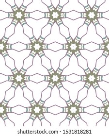 Geometric ornamental vector pattern. Seamless design texture.