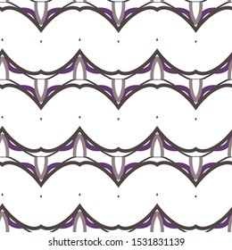 Geometric ornamental vector pattern. Seamless design texture.