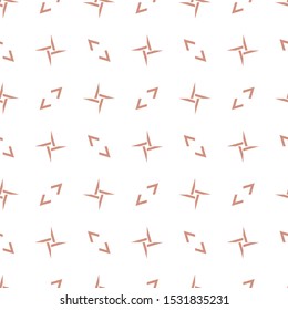 Geometric ornamental vector pattern. Seamless design texture.