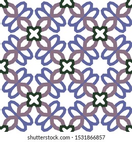 Geometric ornamental vector pattern. Seamless design texture.