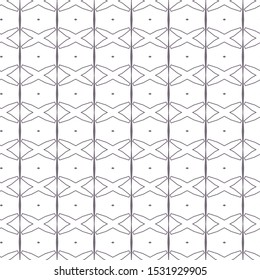 Geometric ornamental vector pattern. Seamless design texture.