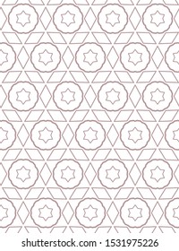 Geometric ornamental vector pattern. Seamless design texture.