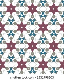 Geometric ornamental vector pattern. Seamless design texture.