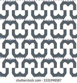 Geometric ornamental vector pattern. Seamless design texture.