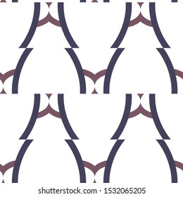 Geometric ornamental vector pattern. Seamless design texture.