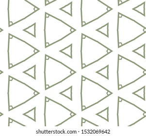 Geometric ornamental vector pattern. Seamless design texture.