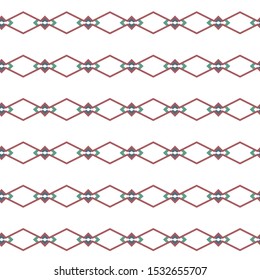 Geometric ornamental vector pattern. Seamless design texture.