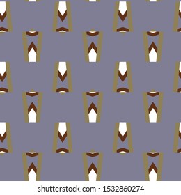 Geometric ornamental vector pattern. Seamless design texture.