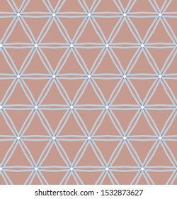 Geometric ornamental vector pattern. Seamless design texture.