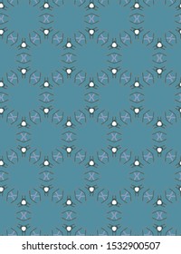 Geometric ornamental vector pattern. Seamless design texture.