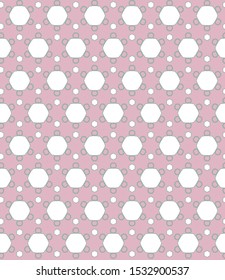 Geometric ornamental vector pattern. Seamless design texture.