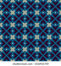 Geometric ornamental vector pattern. Seamless design texture.