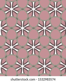 Geometric ornamental vector pattern. Seamless design texture.