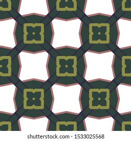 Geometric ornamental vector pattern. Seamless design texture.