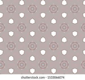 Geometric ornamental vector pattern. Seamless design texture.