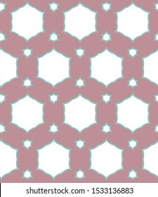 Geometric ornamental vector pattern. Seamless design texture.