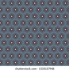Geometric ornamental vector pattern. Seamless design texture.