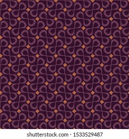 Geometric ornamental vector pattern. Seamless design texture.