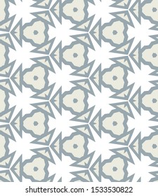 Geometric ornamental vector pattern. Seamless design texture.