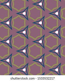 Geometric ornamental vector pattern. Seamless design texture.