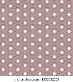 Geometric ornamental vector pattern. Seamless design texture.